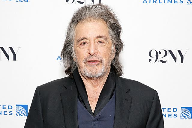 <p>Dominik Bindl/Getty</p> Al Pacino attends an event in April 2023