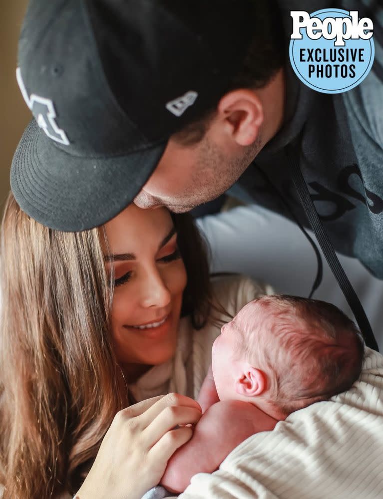 Josh Gracin, wife Katie and son Luka Roman