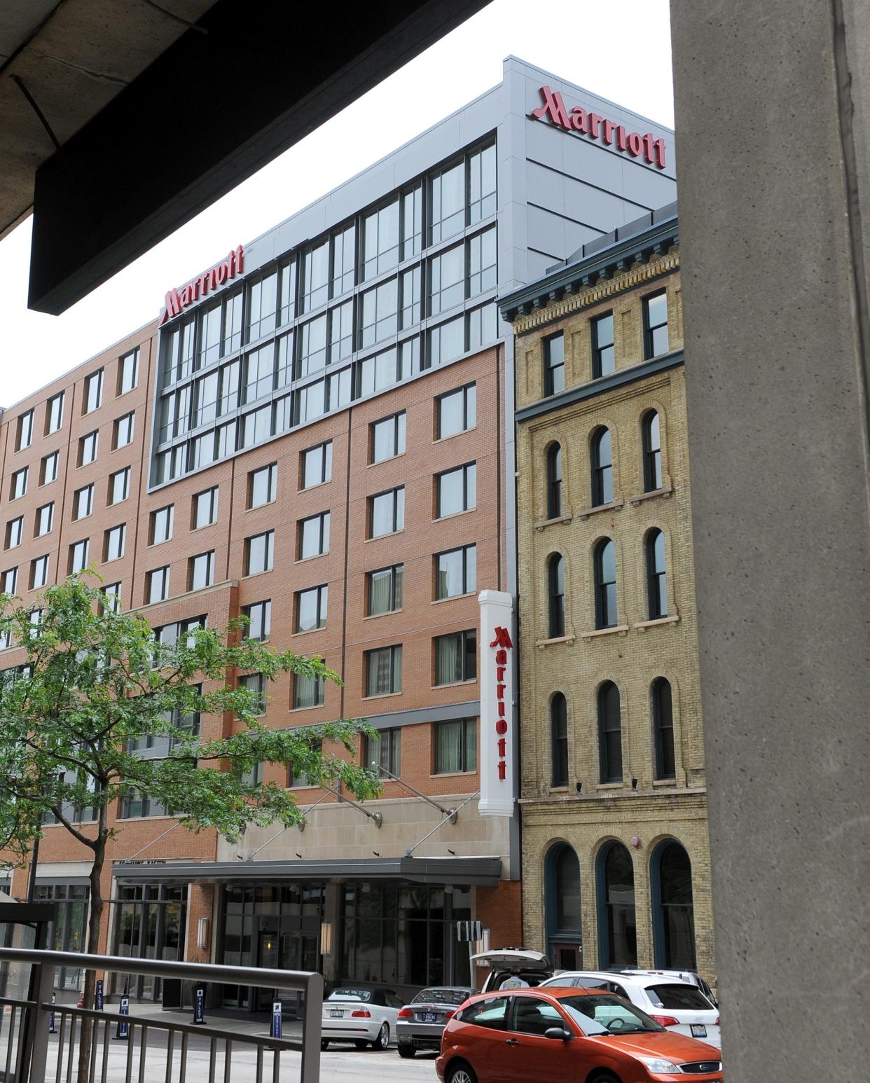 Downtown Milwaukee's Marriott Hotel has filed for Chapter 11 bankruptcy protection.