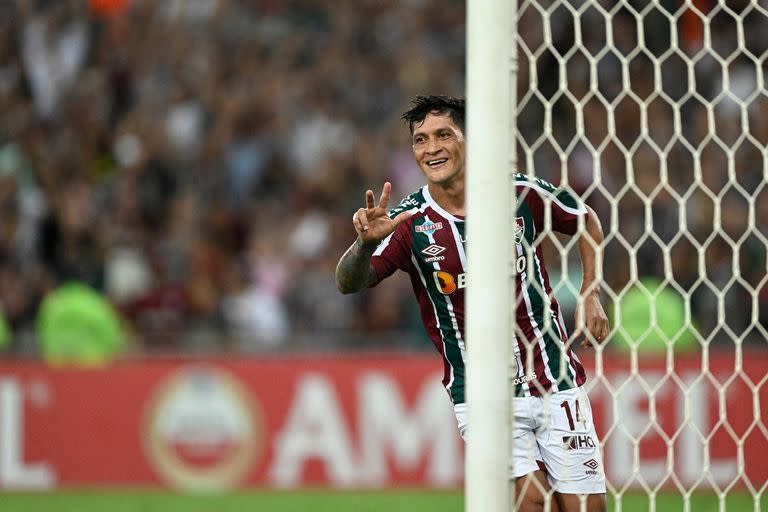 Germán Cano le hizo un hat-trick a River y es uno de los máximos artilleros de la Libertadores 