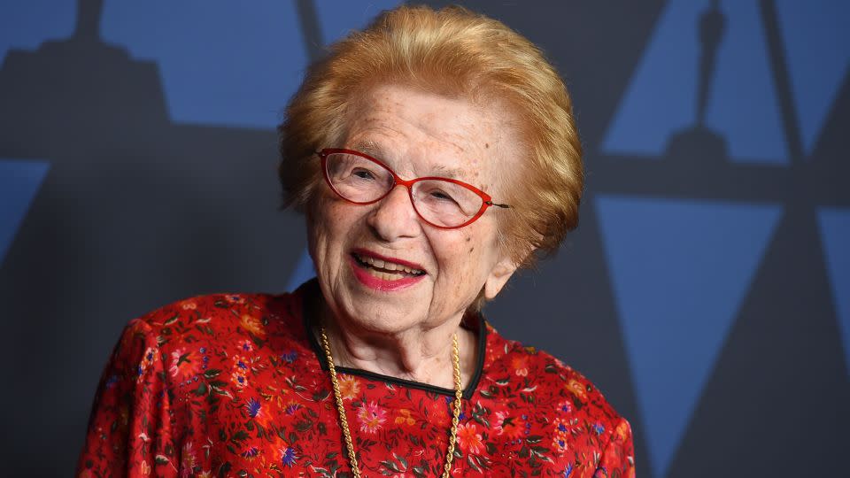Dr. Ruth Westheimer arrives at the Governors Awards at the Dolby Ballroom in Los Angeles on October 27, 2019. - Jordan Strauss/Invision/AP