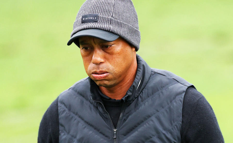 Tiger Woods, pictured here during the third round of the Masters at Augusta.