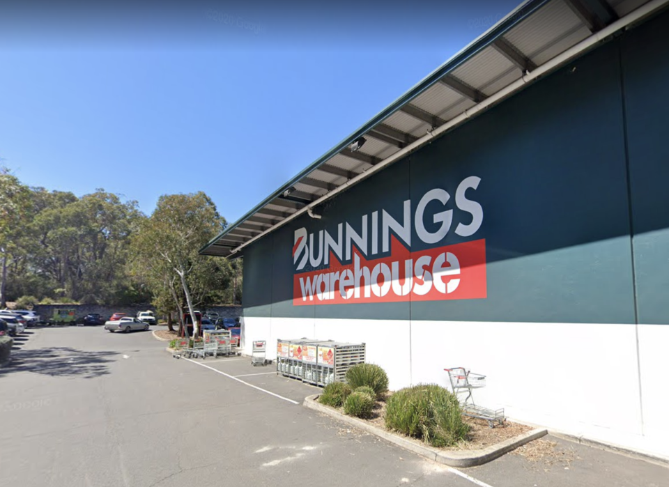 Bunnings Warehouse at Belrose is pictured.