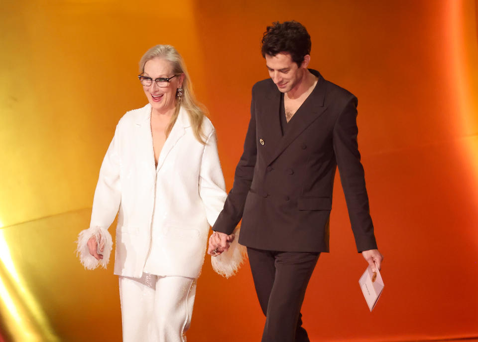 Meryl Streep and Mark Ronson