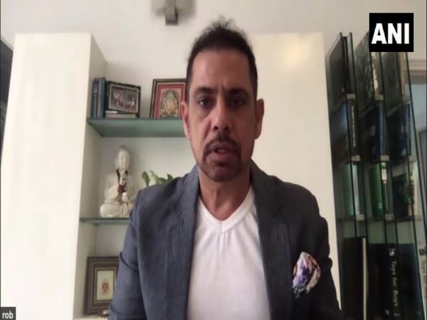 Businessman Robert Vadra. [Photo/ANI]