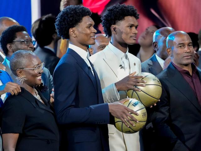 NBA draft 2023: Thompson twins finally separate and make draft history 