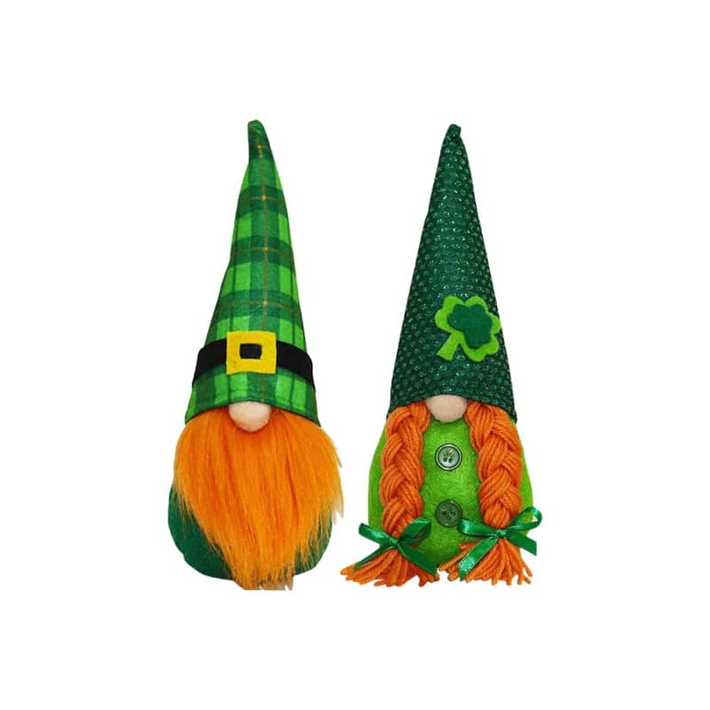 2 Pack St. Patrick's Day Gnome Decorations