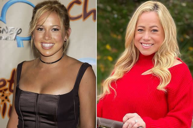 <p>Getty Images</p> Left: Sabrina Bryan at 'The Cheetah Girls' premiere at La Guardia High School in N.Y.C. on Aug. 5, 2003; Right: Sabrina Bryan.