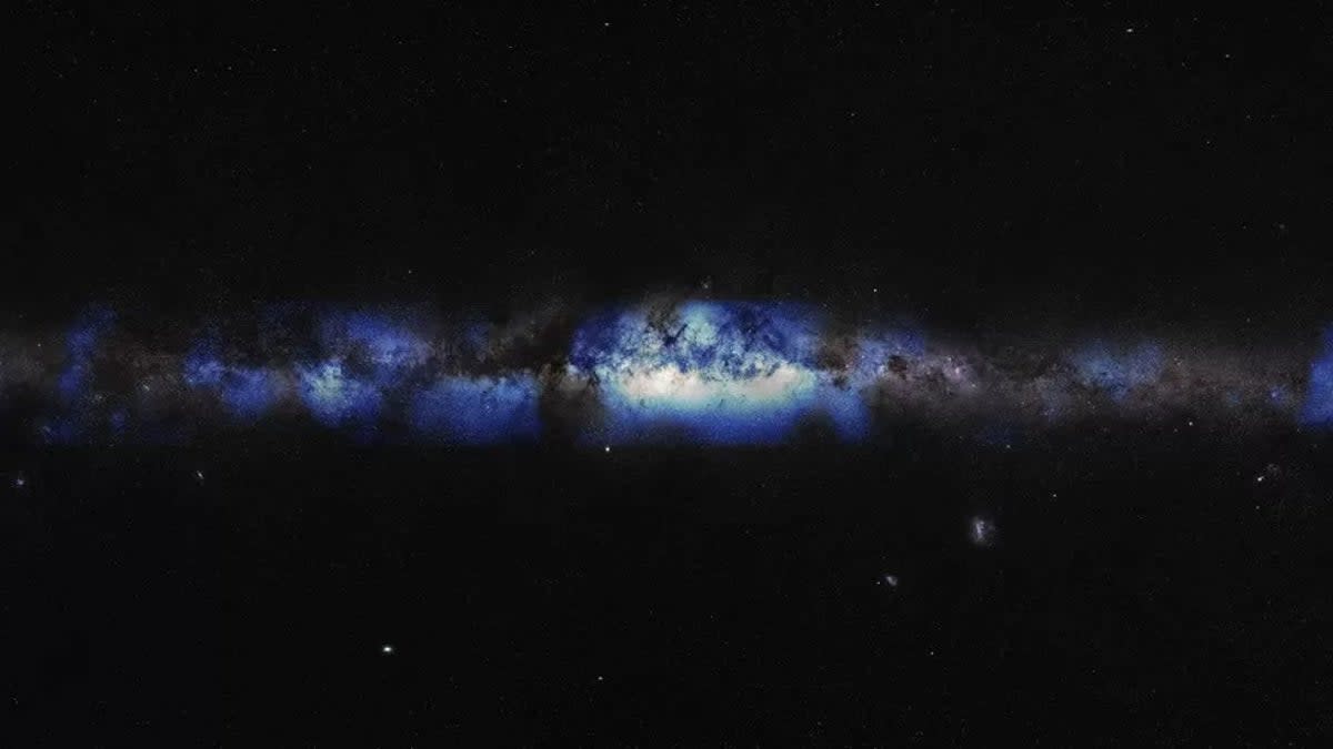 The Milky Way seen with neutrinos (ICECUBE/NSF)