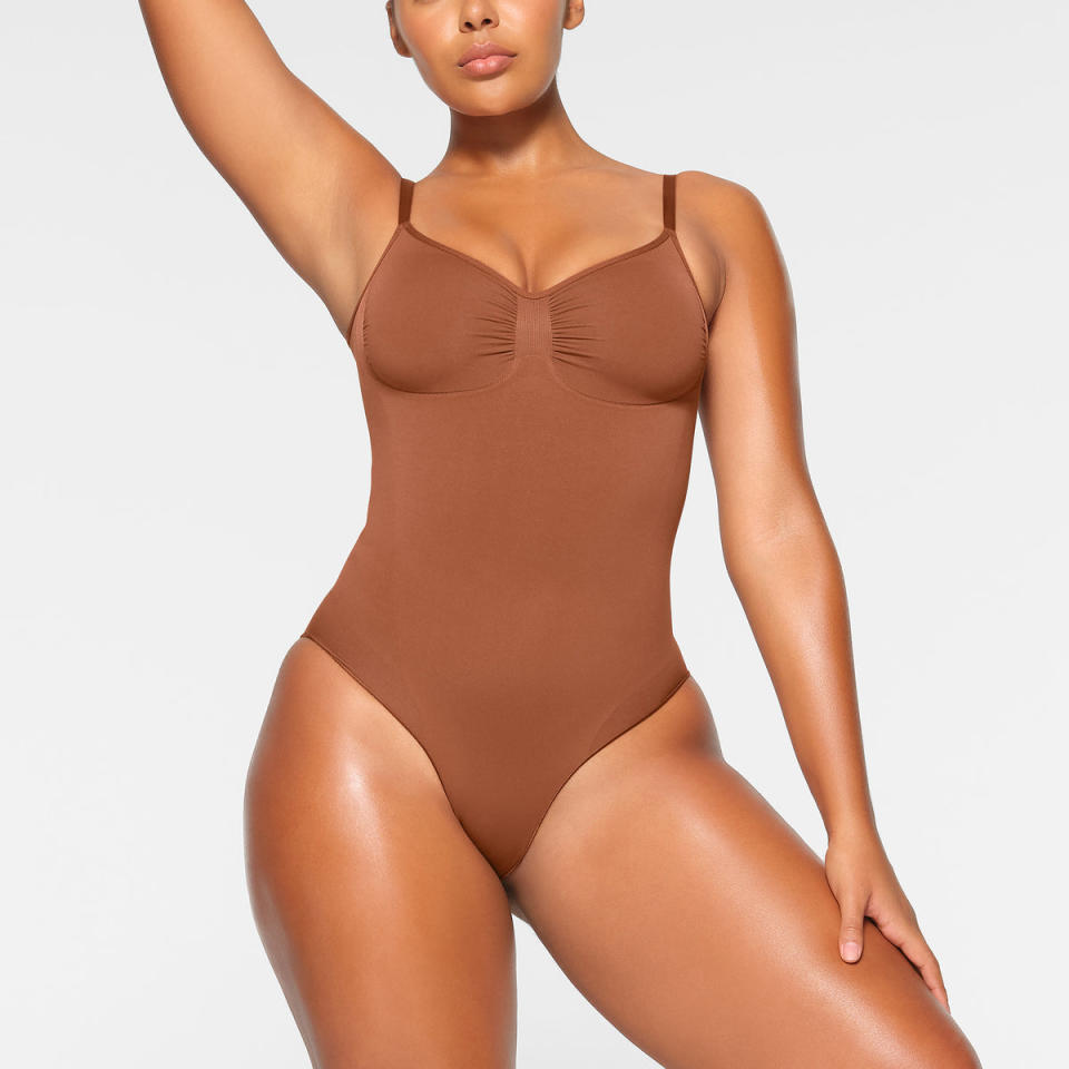 <p><a href="https://go.redirectingat.com?id=74968X1596630&url=https%3A%2F%2Fskims.com%2Fproducts%2Fseamless-sculpt-brief-bodysuit-bronze&sref=https%3A%2F%2Fwww.womenshealthmag.com%2Fstyle%2Fg60862230%2Fbest-body-suits-for-women%2F" rel="nofollow noopener" target="_blank" data-ylk="slk:Shop Now;elm:context_link;itc:0;sec:content-canvas" class="link ">Shop Now</a></p><p>Brief Bodysuit </p><p>skims.com</p><p>$34.00</p>