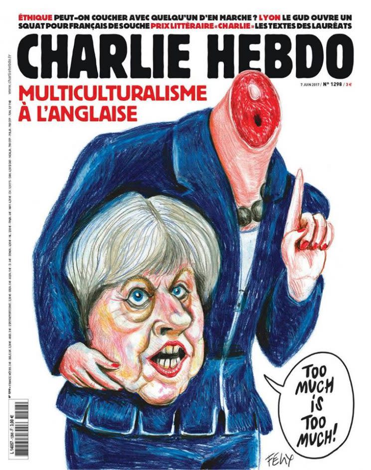 Dieses Cover geht vielen zu weit (Bild: Charlie Hebdo/Facebook)