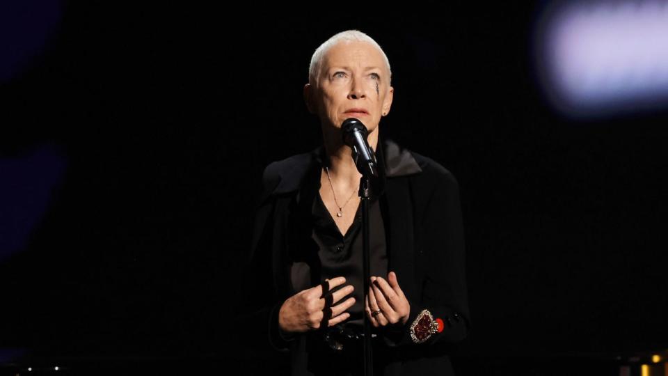 PHOTO: Annie Lennox performs onstage during the 66th GRAMMY Awards at Crypto.com Arena in Los Angeles, Feb. 04, 2024. (Kevin Winter/Getty Images)