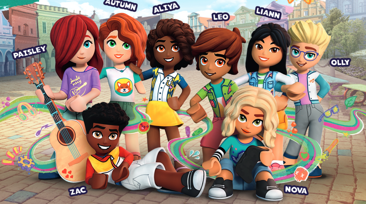 The new Lego Friends collection includes characters with anxiety, a limb difference, autism and ADHD. (Photo: Lego)