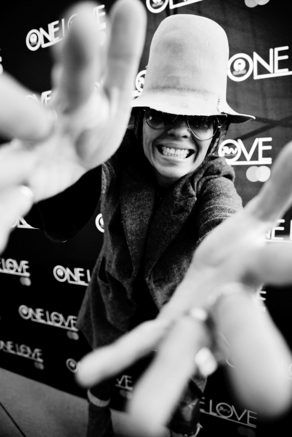 Singer/songwriter Linda Perry attends Mastercard Presents: Designing A Better Music Industry For Women at 1 Hotel West Hollywood on January 23, 2020 in West Hollywood, California.