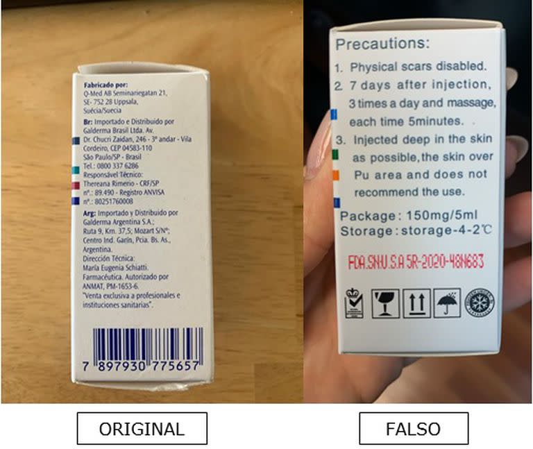 Los productos apócrifos solo tienen datos e instrucciones en inglés y carecen de autorización en el país.