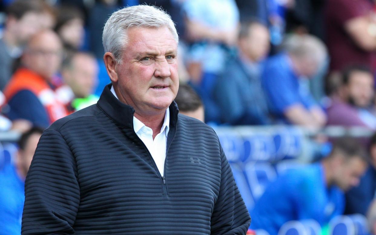 Steve Bruce is under pressure, with Aston Villa looking for their first win of the season - Action Plus