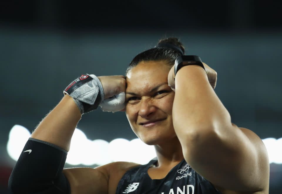 Valerie Adams' personal best wasn't enough to overcome her USA rival. Photo: Getty