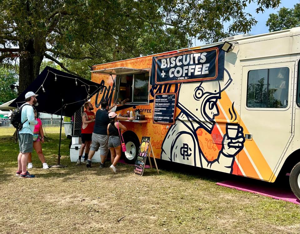 Biscuits and Coffee food truck from Athens, Georgia.