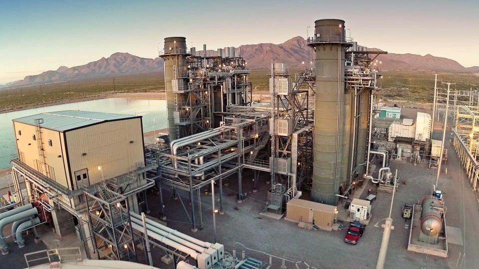 A portion of the Newman Generating Station located in a mostly undeveloped area of Northeast El Paso at Stan Roberts Sr., Drive and Martin Luther King Jr., Boulevard is shown.