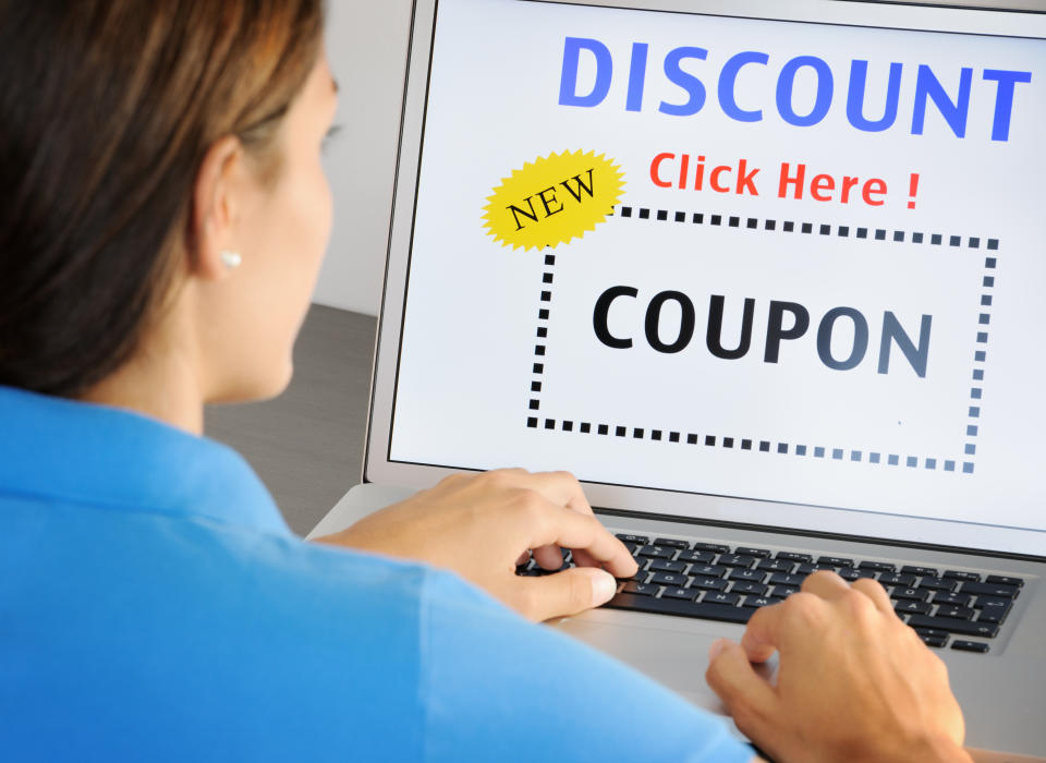 Don't click on that coupon link. It could be a scam. (Photo: Getty)