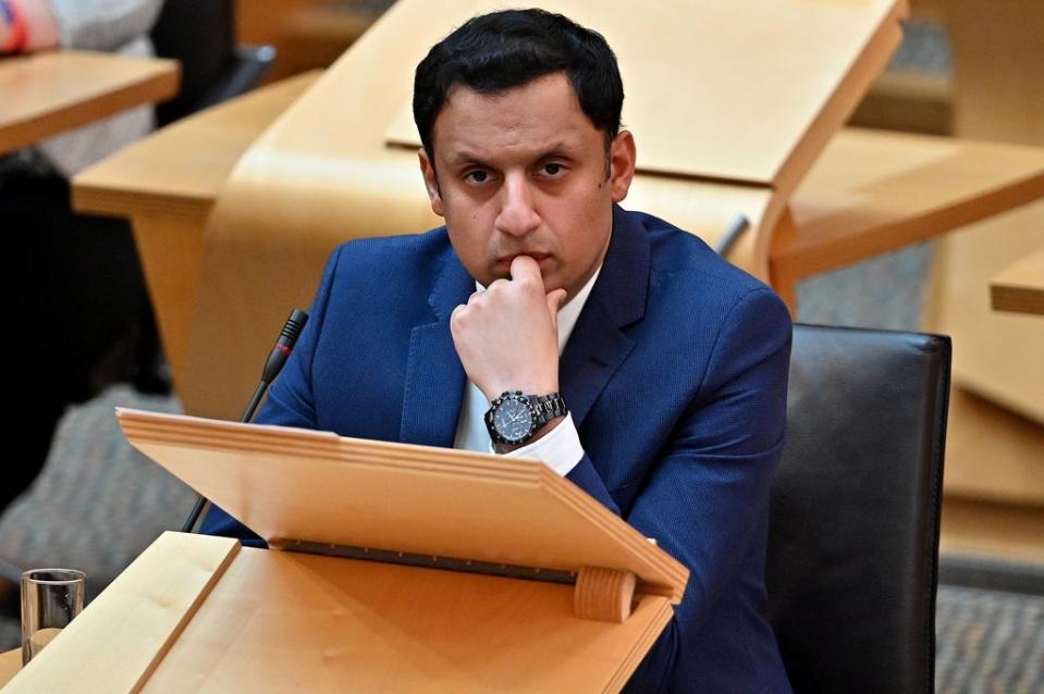 Anas Sarwar told the Greens to ‘re-discover their principles’ (Jeff J Mitchell/PA) (PA Wire)