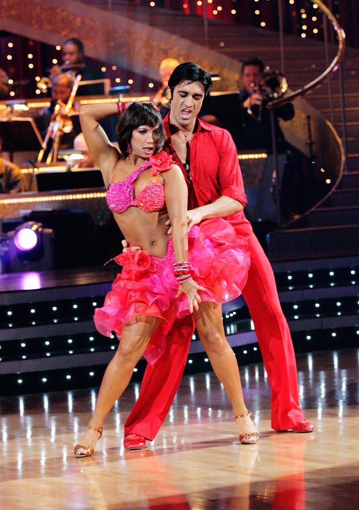 Gilles Marini and Cheryl Burke perform the Samba to "El Matador" by Los Fabulosos Cadillacs on "Dancing with the Stars."