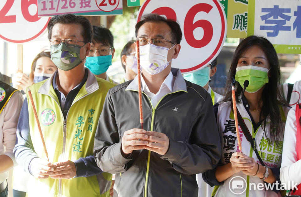 鄭運鵬希望桃園今年的市長選舉，跟4年前高雄市長選舉一樣，都是在進步的交接期當中，籲選民要看清楚。   圖：林昀真／攝