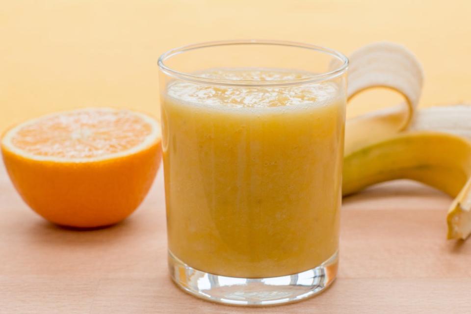 Orange and Banana Yogurt Smoothie