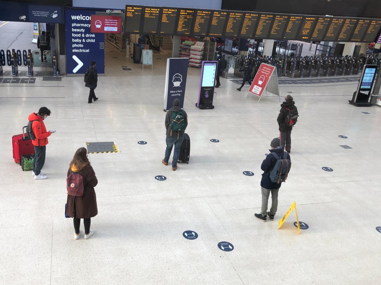 <p>Rush hour?: Waterloo station in central London, which until 2020 was the busiest transport terminal in Europe</p> (Simon Calder)