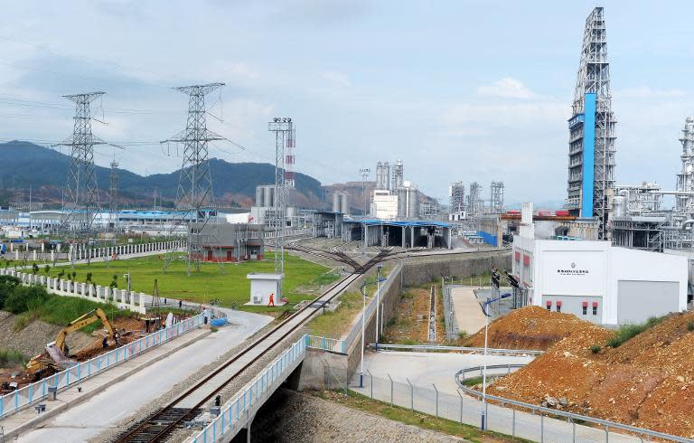 General view of the Chinese energy giant CNOOC and Anglo-Dutch firm Shell petrochemical plant in Daya Bay, southern China, pictured on July 28, 2009