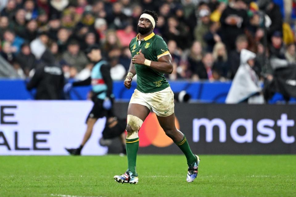 Kolisi was shown yellow after a clash of heads (Getty Images)