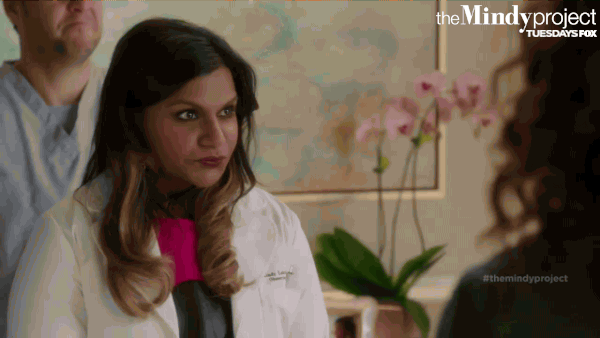 Mindy Project shocked face