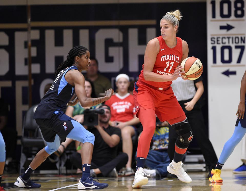 Elena Delle Donne was the 2015 WNBA MVP. (AP)