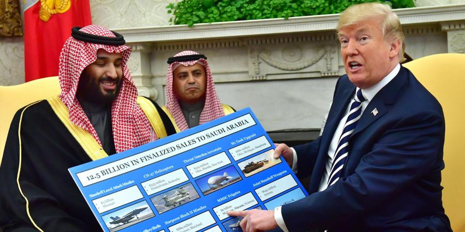 Donald Trump Mohammed bin Salman