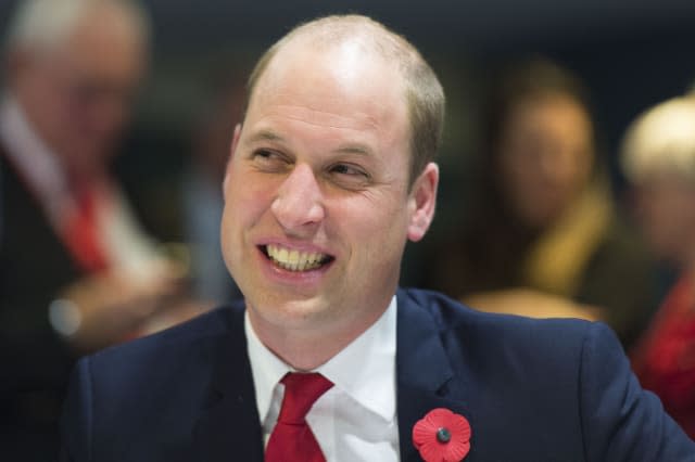 The Duke Of Cambridge attends Wales rugby match