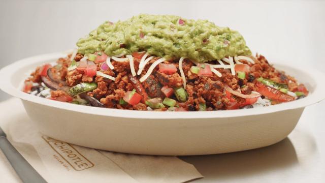 Chipotle&#39;s plant-based chorizo is available for a limited time.