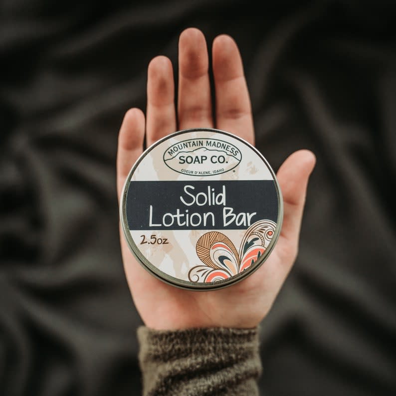 Mountain Madness Soap Solid Lotion Bar; best lotion bars