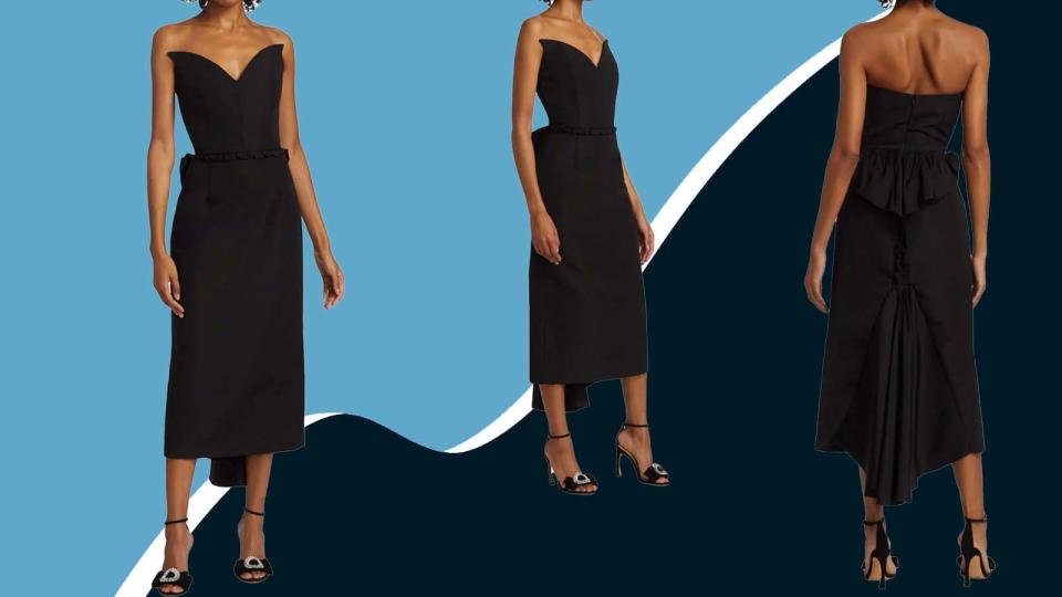 Consider this Markarian the ultimate black dress that is worth the investment.