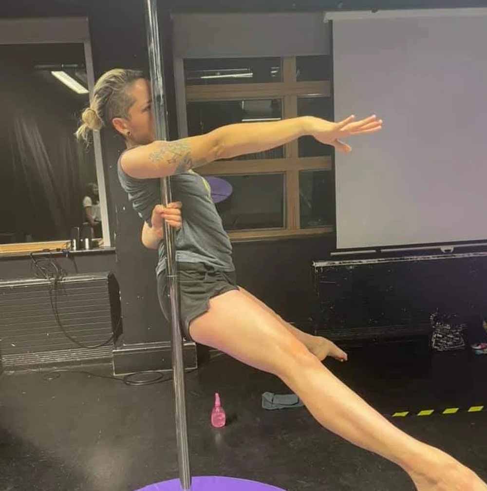 She has now taken up pole fitness. (Collect/PA Real Life)