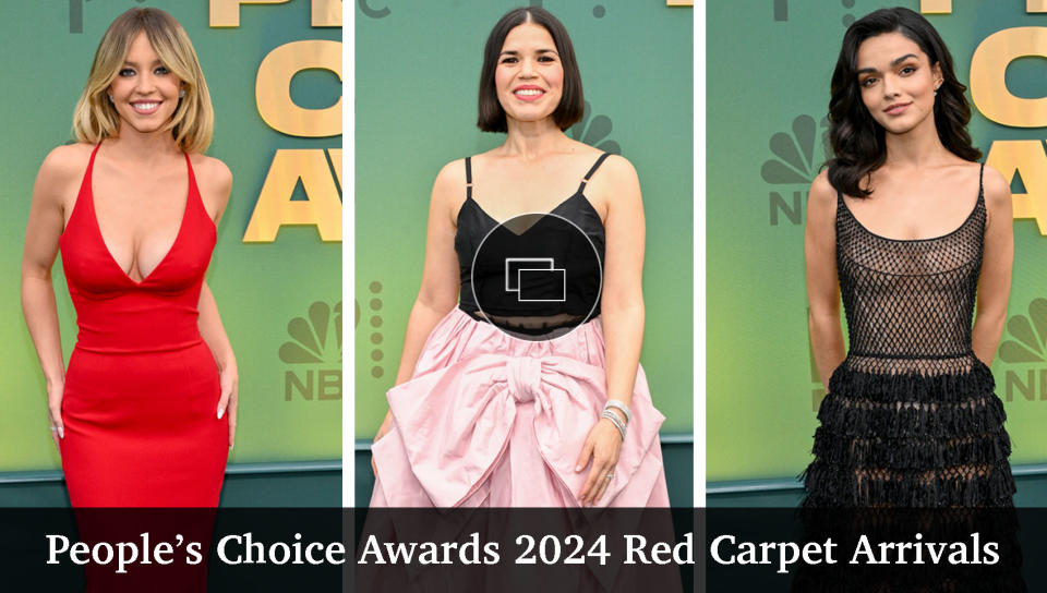 2024 peoples choice awards red carpet fashion, sydney sweeney, america ferrera, rachel zegler