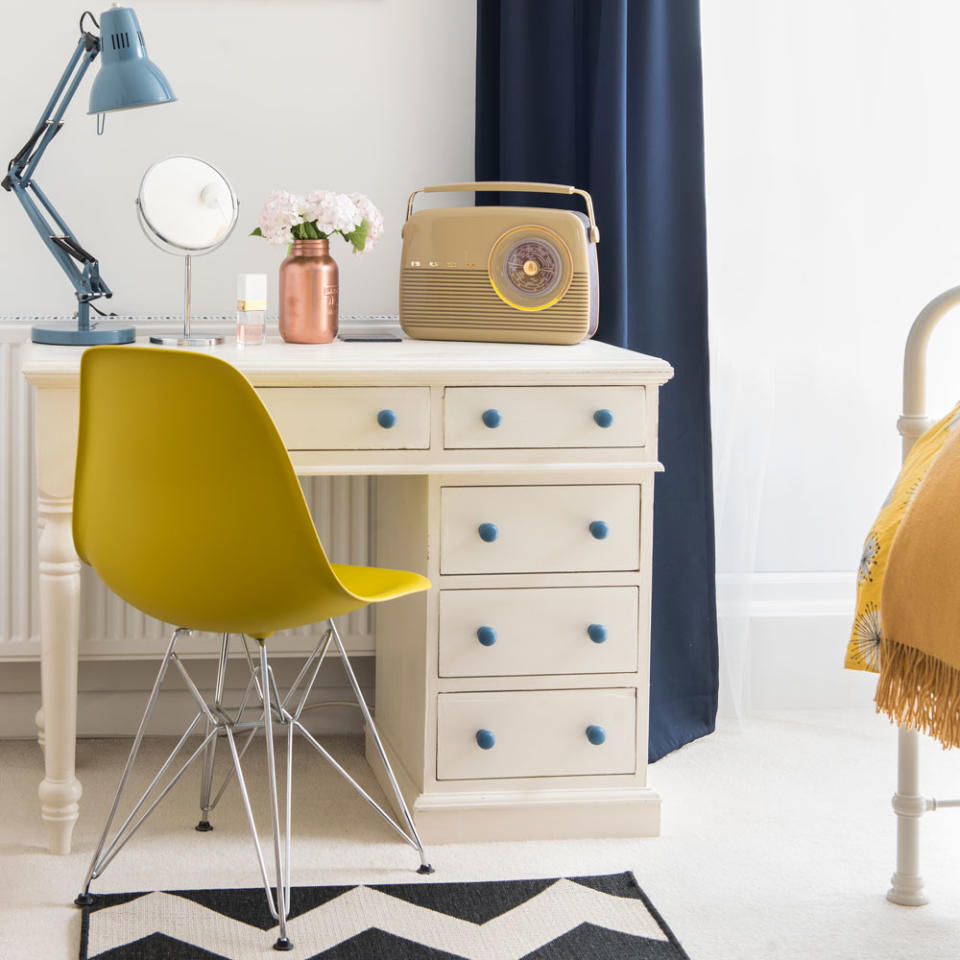 Make a dressing table double up as a desk