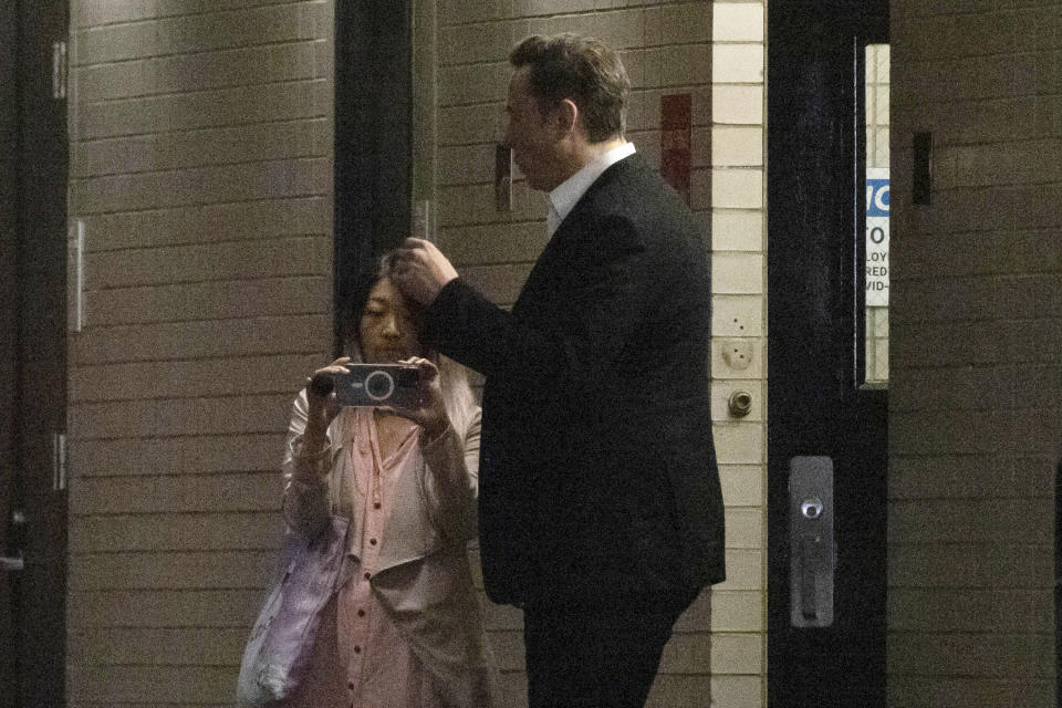 Elon Musk leaves Baron Investment Conference at the Metropolitan Opera House, Friday, Nov. 4, 2022, in New York. Employees are bracing for widespread layoffs at Twitter as Musk overhauls the social platform. (AP Photo/Yuki Iwamura)