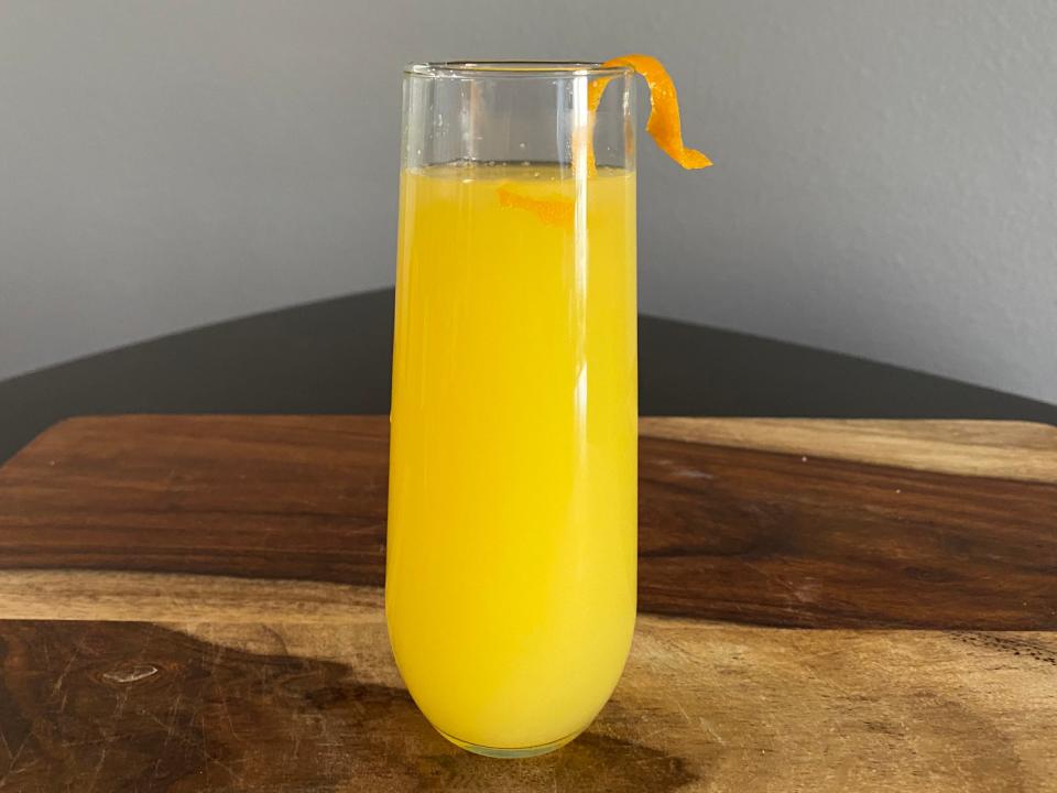 Rachael Ray mimosa recipe final results