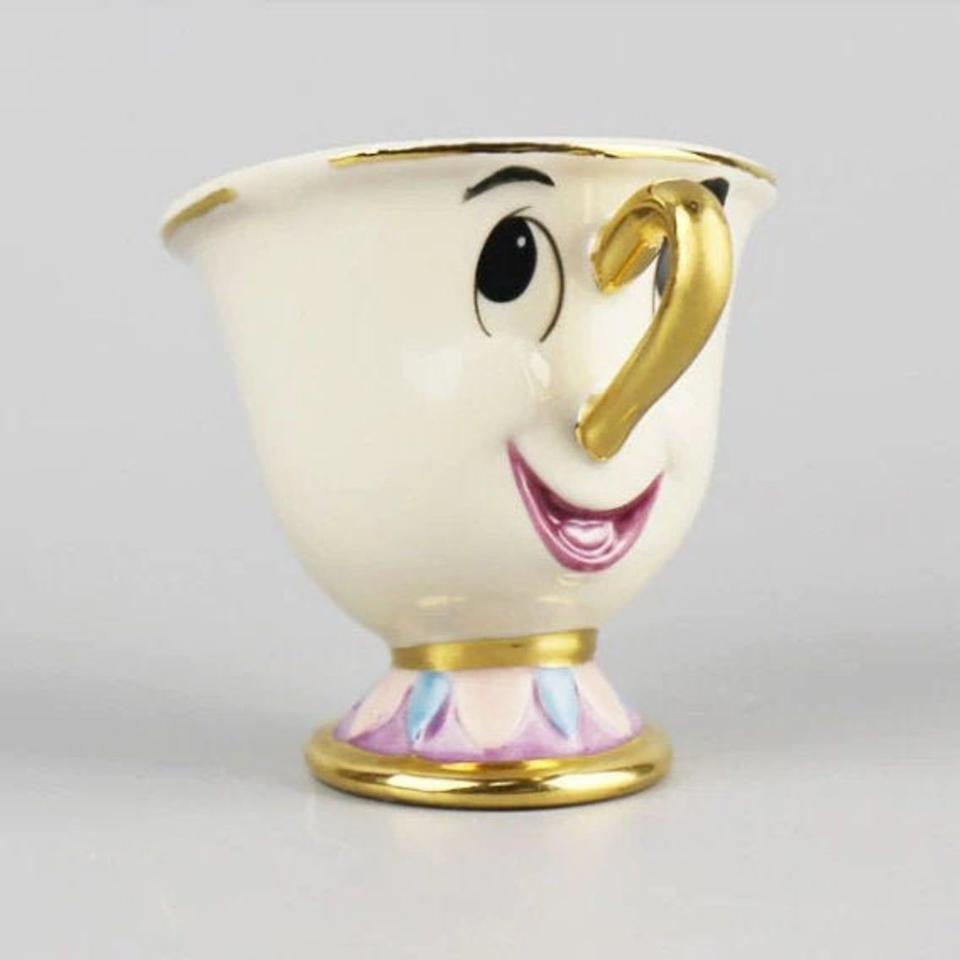 30) "Beauty and the Beast" Chip Tea Cup