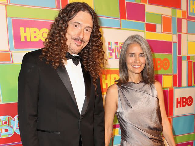 <p>FilmMagic</p> Weird Al Yankovic and his wife, Suzanne Yankovic. attend HBO's official 2014 Emmy after party on August 25, 2014 in Los Angeles, California.