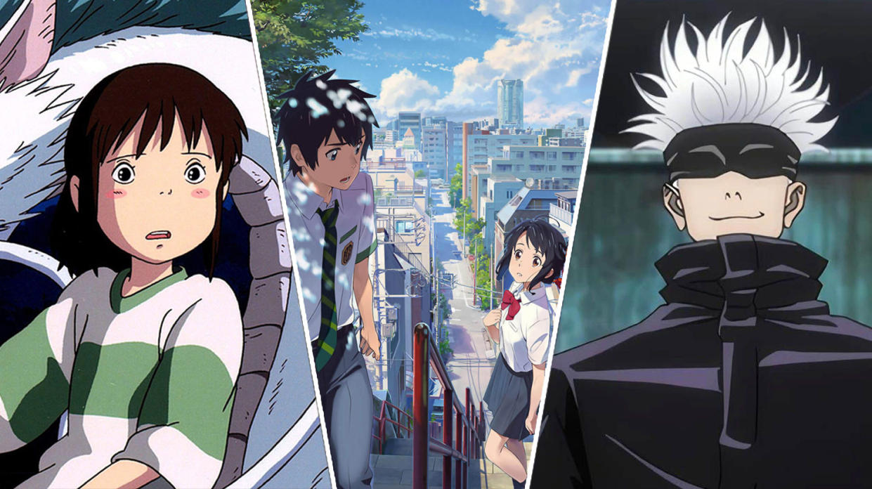 Several Anime films have done well at the worldwide box office, including Spirited Away and Your Name (Studio Ghibli/Comix Wave Films/Crunchyroll)