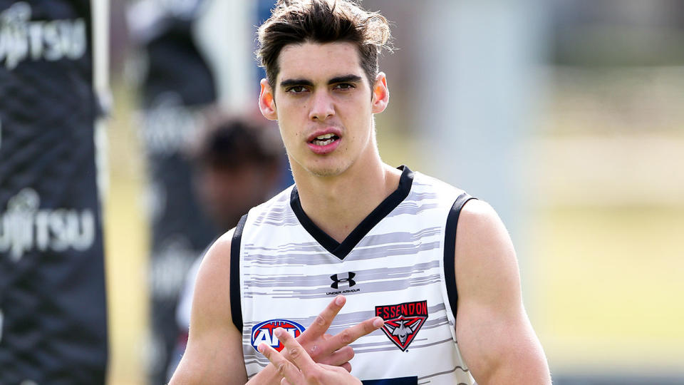 Essendon's Brandon Zerk-Thatcher is the first AFL player banned for breaking virus protocols.