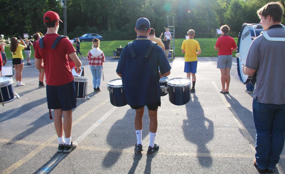 The Hillsdale High School marching band has 65 members.