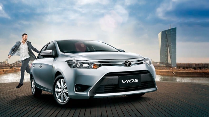和泰汽車在2016年銷售的Toyota Vios，屬於第3代首次小改款。(圖片來源/ Toyota)