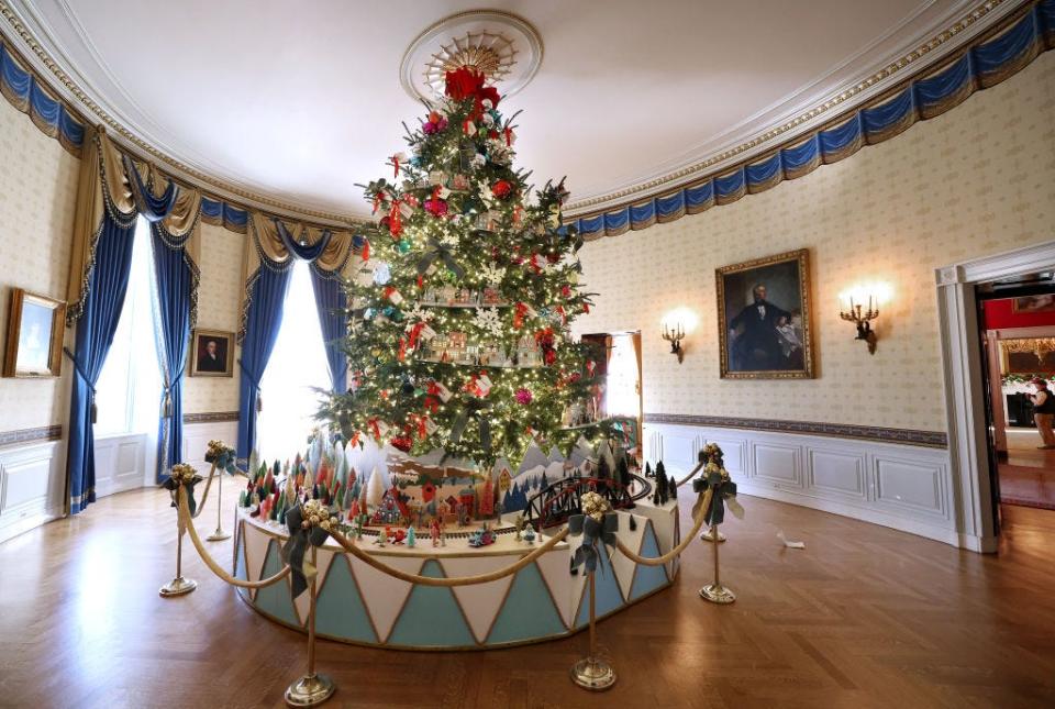 The official White House Christmas tree in 2023